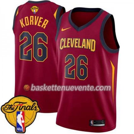 Maillot Basket Cleveland Cavaliers Kyle Korver 26 2018 NBA Finals Nike Rouge Swingman - Homme